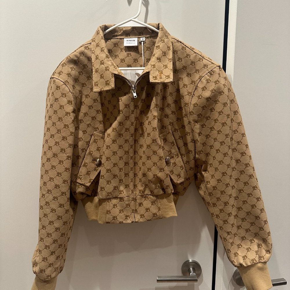 Bonbom monograph bomber jacket - Brand New
